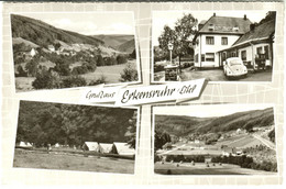 ERKENSRUHR Bei Einruhr 1968 4-geteilte Privatkarte " VW Käfer Oldtimer Vor Gasthaus Pension Haus Sonnenschein Paul Kau " - Simmerath