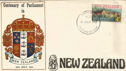 NEW-ZEALAND. Centenaire Du Gouvernement Néo-Zélandais  1865-1965. Lettre   FDC Auckland - Lettres & Documents