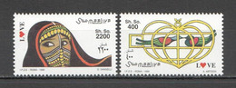 Somalie 1999 - Timbres Amour - 2 Val Neufs // Mnh // €10.00 - Somalië (1960-...)