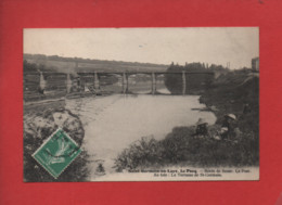 CPA -  Saint Germain En Laye - Le Pecq  - Bords De Seine - Le Pont - Au Loin La Terrasse De St Germain - Le Pecq