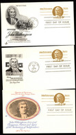 UX69 UPSS S86 3 Postal Cards FDC 1975 - 1961-80