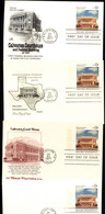 UX71 UPSS S88 4 Postal Cards FDC 1976 - 1961-80