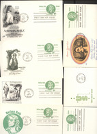 UX72 UPSS S89 7 Postal Cards FDC 1977 - 1961-80