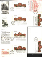 UX73 UPSS S90 6 Different Postal Cards FDC 1978 - 1961-80