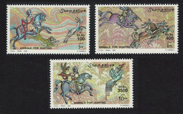 Somalie 1999 - Animaux Pour La Chasse, Chevaux - 3 Val Neufs // Mnh // €15.00 - Somalië (1960-...)