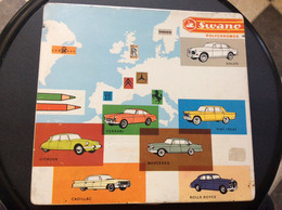 BOITE METAL  CRAYONS COULEURS  SWANO Polychromos STABILO  Volvo Ferrari Citroën Rolls Royce Mercedes Cadillac Fiat/Seat - Autres & Non Classés