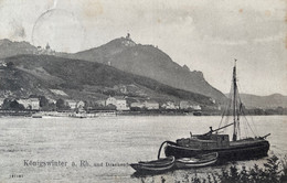 Königswinter - A. Rh. Und Drachenfels - Bateau - Allemagne Germany - Koenigswinter