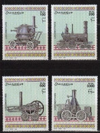 Somalie 1998 - Trains à Vapeur Anciens, Locomotives - 4 Val Neufs // Mnh // €15.00 - Somalië (1960-...)