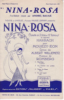 Nina Rosa 	Avec La Participation De :	André Baugé >	13/6/22	Partition Musicale - Gesang (solo)