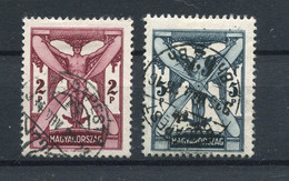 !!! HONGRIE, PA N°33/34 OBLITERATIONS SUPERBES - Used Stamps