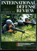 International Defense Review Volume 21 November 1988 Sommaire: Soviet Notebook; Ballistic Missiles In The Third World; F - Français