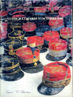 Catalogue D'une Vente Aux Enchères Qui A Eu Lieu Les Lundi 30 Et Mardi 31 Octobre 1989 à Drouot Paris Vente Aux Enchères - Français