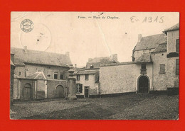 Fosses La Ville : CP De La Place Du Châpitre  En 1915, écrite Par Un Allemand Qui Se Trouvait à Fosses  Guerre 14-18 - Fosses-la-Ville
