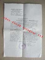 Croatia / Šibenik - Association Of Professional Fishermen At Sea SRH ( 1980 ) / Certificate Of Fisherman From Opatija .. - Fishing