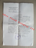 Croatia / Šibenik - Association Of Professional Fishermen At Sea SRH ( 1980 ) / Certificate Of Fisherman From Opatija .. - Fischerei