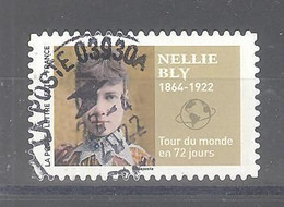 France Autoadhésif Oblitéré N°2120 (Les Grands Voyageurs - Nellie Bly) (cachet Rond) - Gebraucht