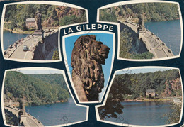 CARTOLINA  UN BONJOUR DU BARRAGE DE LA GILEPPE,LIEGE,BELGIO,VIAGGIATA 1971 - Gileppe (Stuwdam)