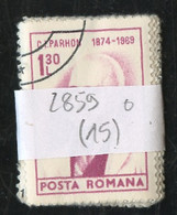 Roumanie - Rumänien - Romania Lot 1974 Y&T N°2859 - Michel N°3216 (o) - 1,30l C J Parkon - Lot De 15 Timbres - Fogli Completi