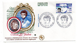 FDC  --1984-- Personnages Célèbres  Evariste GALOIS....cachet  BOURG-LA-REINE --92..............à Saisir - 1980-1989