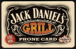 5m TGI Friday's - Jack Daniels Grill Restaurant - Phone/Smart Card(s) - Alimentazioni