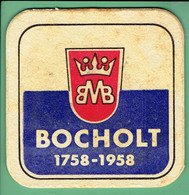 Bierviltje - BOCHOLT JUBILEUM FEESTEN - BOCHOLT 1758 - 1958 - R/V - Bierdeckel