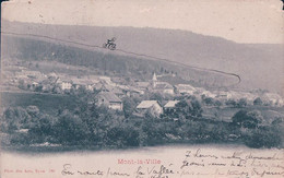 Mont La Ville VD, Vue Générale (730) Endommagée - Mont-la-Ville