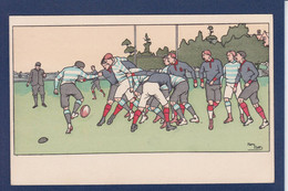 CPA Rugby Par Harry Eliott Illustrateur Art Nouveau Non Circulé - Rugby