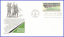 US #2109 U/A ARISTOCRAT FDC   Vietnam Veterans Memorial - 1981-1990