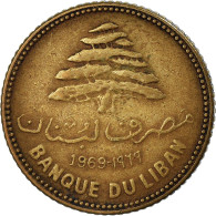 Monnaie, Liban , 5 Piastres, 1969 - Lebanon