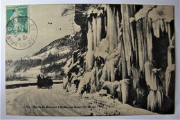 FRANCE - SAVOIE - MOUTIERS - La Route Vers Brides-les-Bains En Hiver - 1911 - Moutiers