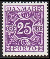 1926-1927. Postage Due. Porto. 25 ØRE. NEVER Hinged. (Michel P18) - JF521299 - Impuestos