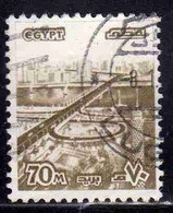 UAR EGYPT EGITTO 1978 1985 1979 BRIDGE OF OCTOBER 6 70m USED USATO OBLITERE' - Usati