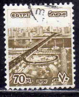 UAR EGYPT EGITTO 1978 1985 1979 BRIDGE OF OCTOBER 6 70m USED USATO OBLITERE' - Oblitérés