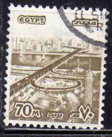 UAR EGYPT EGITTO 1978 1985 1979 BRIDGE OF OCTOBER 6 70m USED USATO OBLITERE' - Usati