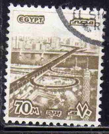 UAR EGYPT EGITTO 1978 1985 1979 BRIDGE OF OCTOBER 6 70m USED USATO OBLITERE' - Oblitérés