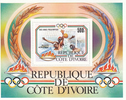 IVORY COAST Block 25,unused - Waterpolo