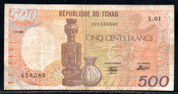 659-Tchad 500fr 1985 X01 - Chad