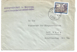 2074w: Heimatsammler Österreich 1985, Beleg Weidegenossenschaft 3263 Randegg - Scheibbs