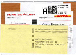 59559 - Bund - 2022 - €1.95 Schalterfreistpl A PrioBf -> Hameln, Nachges. -> Japan - Covers & Documents