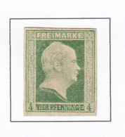 PRUSSE YT N° 9 NEUF SANS GOMME 4 MARGES - Mint