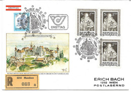 2072a: Österreich 1980 Hl. Benedikt Reko- Beleg 5310 Mondsee - Théologiens