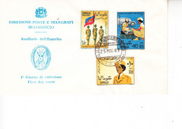 SOMALIA  1963 - Ausiliare  Su FDC - Somalië (1960-...)