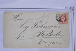 AW7 AUTRICHE  BELLE LETTRE 1873  WIEN   POUR BASTZ0  ++ +AFFRANCHIS. INTERESSANT. - ...-1850 Préphilatélie