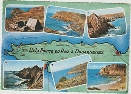 Finistère : DOUARNENEZ  TREBOUL : Vue  Carte Géographique - Douarnenez