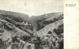 Ascension Island, The Devils' Ash Pit (1900s) Postcard - Isla Ascensión