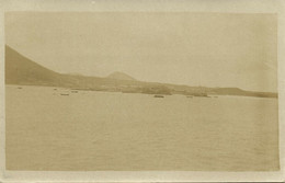 Ascension Island, Panorama From The Sea (1920s) RPPC Postcard - Isla Ascensión