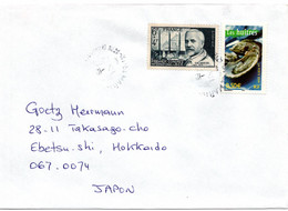 59584 - Frankreich - 2020 - €0,50 Austern '04 MiF A Bf ST MARTORY -> Japan - Storia Postale