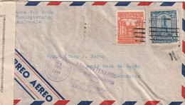 Guatemala 1944 Censored Cover Mailed - Guatemala