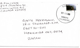 59590 - Canada - 2020 - $2.71 Landschaft EF A Bf SARDIS P.O. CHILLIWACK, B.C. -> Japan - Storia Postale