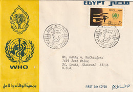 Egypt 1975 FDC Mailed - Cartas & Documentos